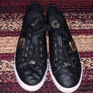Guess Black Patterned Shoes